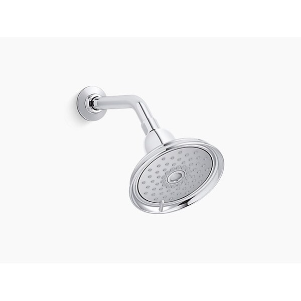 Shower Head, Polished Chrome, Wall